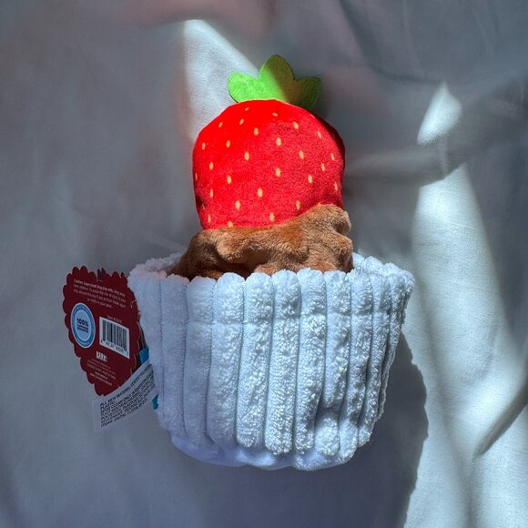 NWT Bark Box Chocolate-Yipped Slobberry, Sweetie Pie's Bakery Red, M 20-50 lbs - Picture 4 of 7